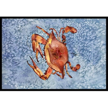 24H X 36W Caroline's Treasures 8097-JMAT Crab Indoor or Outdoor Mat 24x36 8097 Doormat Multicolor 24H X 36W Caroline's Treasures 8097-JMAT Crab Indoor or Outdoor Mat 24x36 8097 Doormat Multicolor